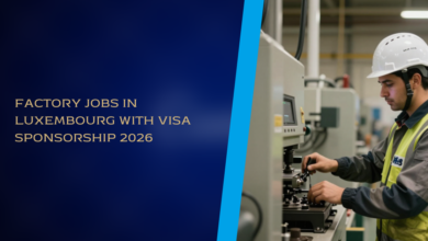 Factory Jobs in Luxembourg with Visa Sponsorship 2026